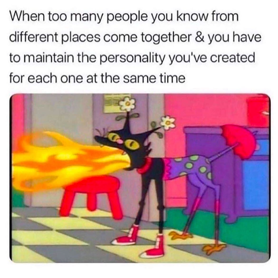 Meme illustrating Ciara's personality traits and work style